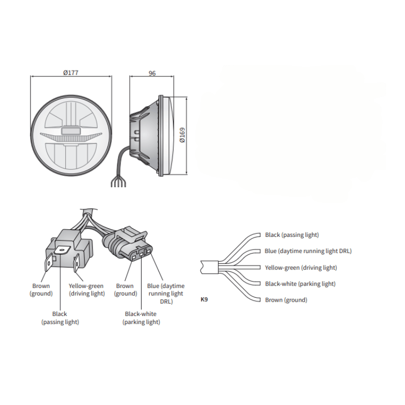 <tc>LED auxiliary headlight Wesem EGC1</tc>