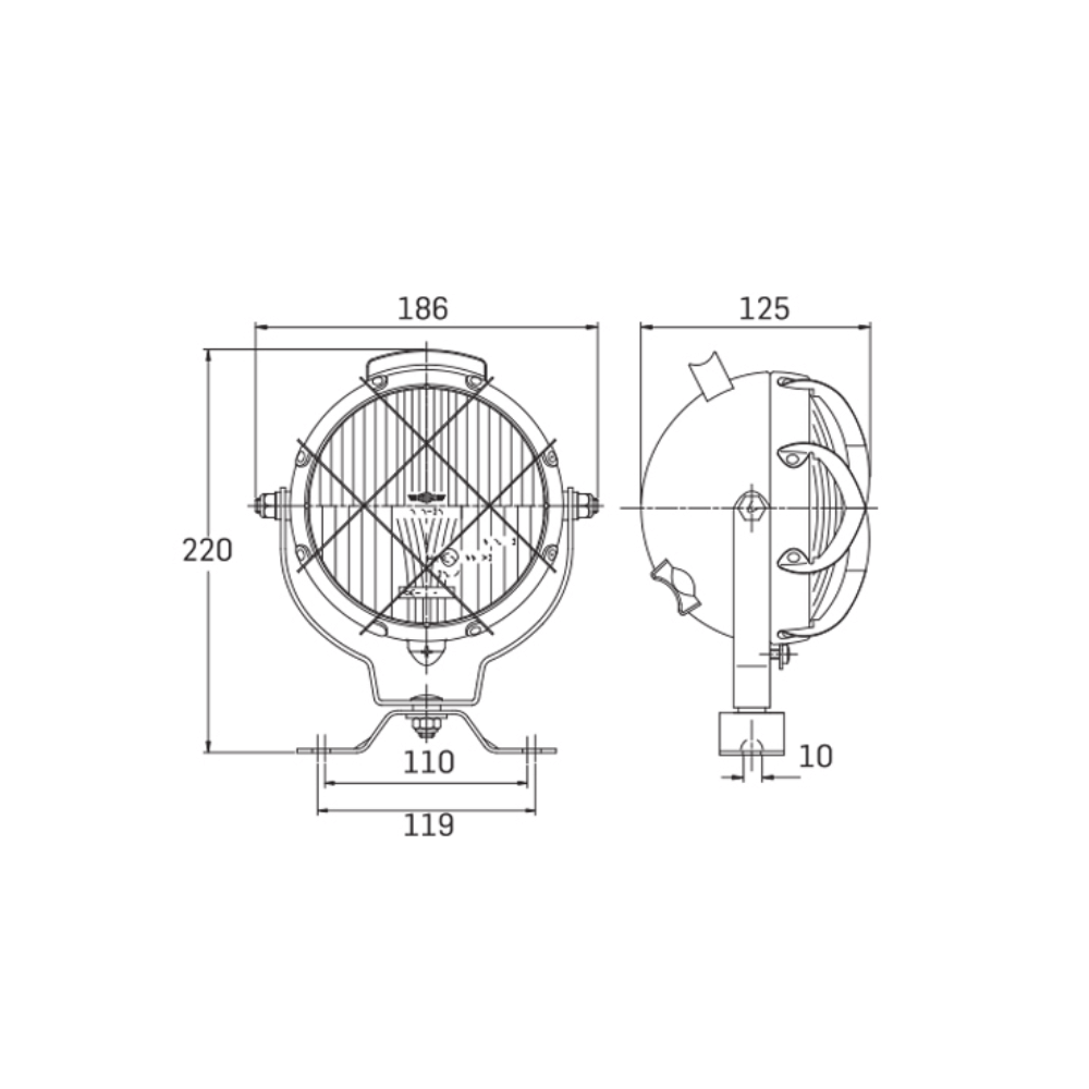 <tc>Work lamp for tractor and lorry SIM 4201.3</tc>
