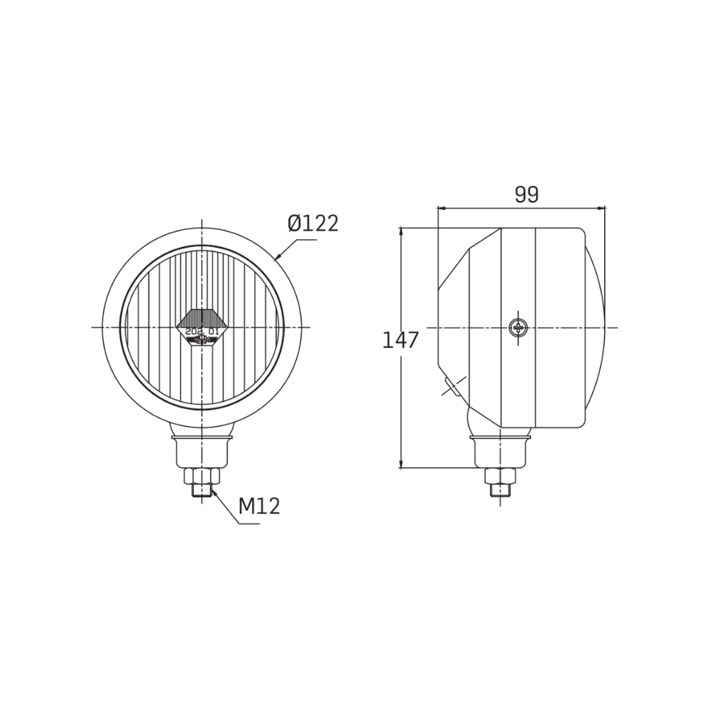 Pack de phares longue portée <tc>SIM</tc> 4204