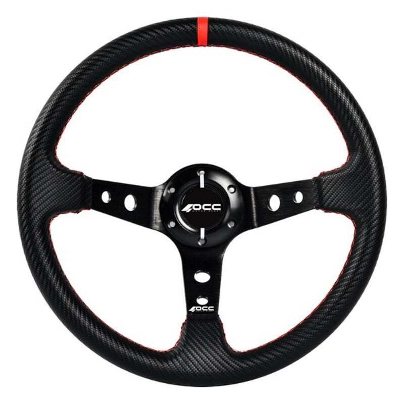 Volante desportivo OCC Motorsport Carbon (vermelho) (35 cm)