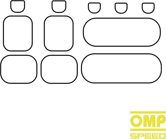 Capas para bancos OMP Speed (11 peças)