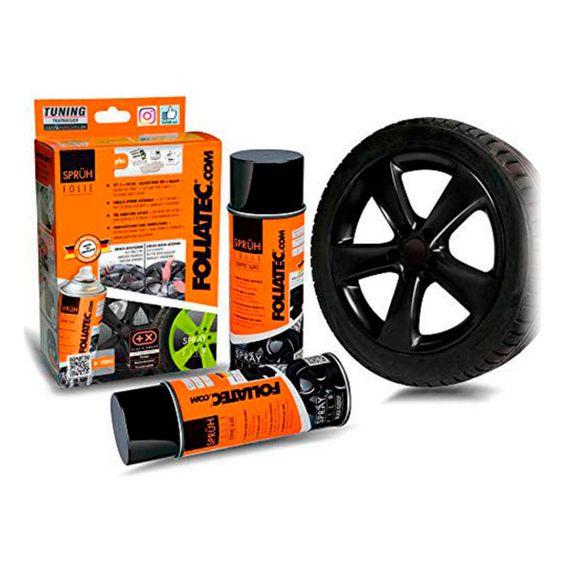 Borracha Líquida para Carros Foliatec Preto 400 ml (2 pcs)