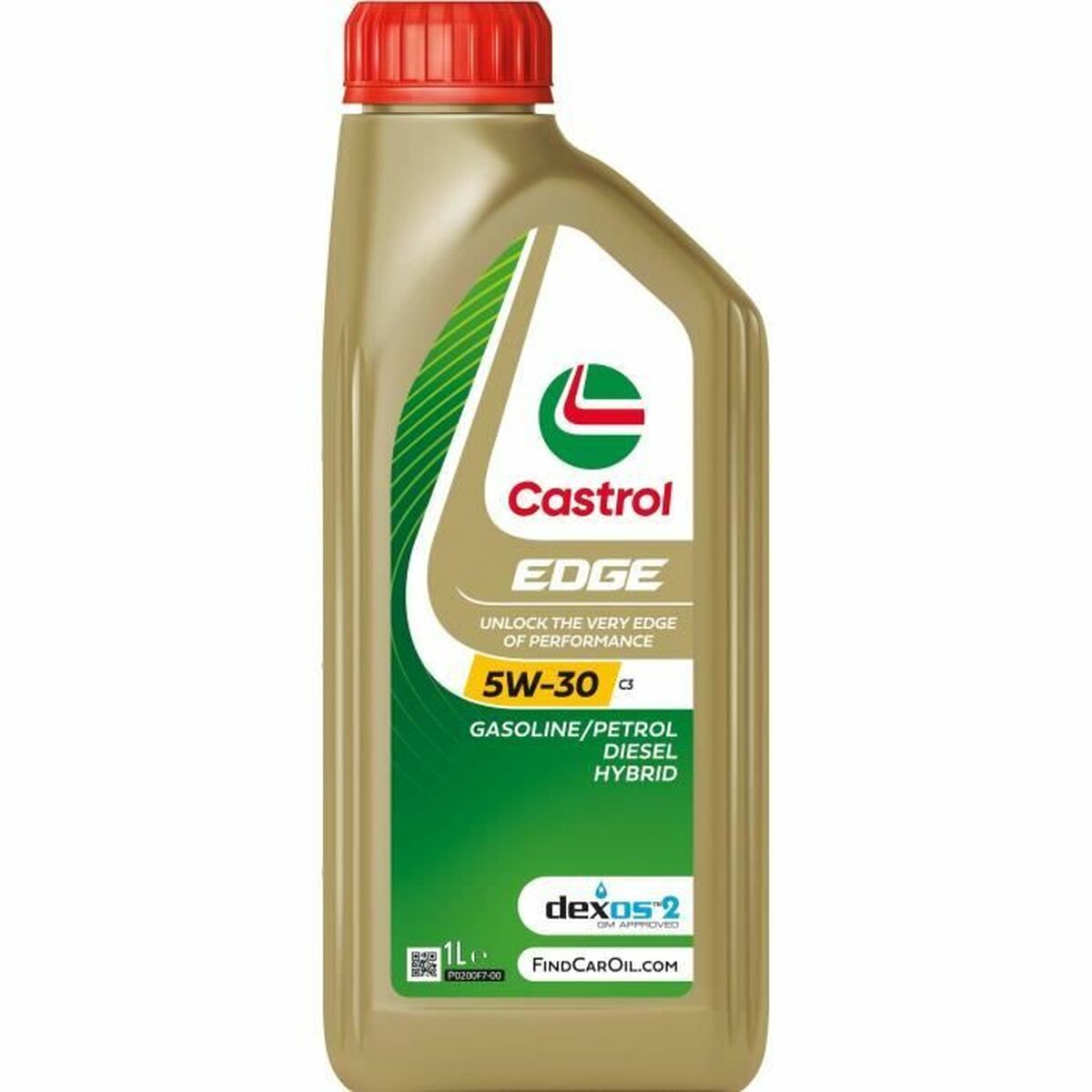 Óleo de motor Castrol Edge Gasolina Diesel Híbrido 5W30 C3 1 L
