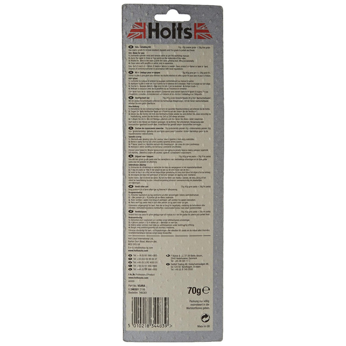 Ferramenta Holts VG4RA