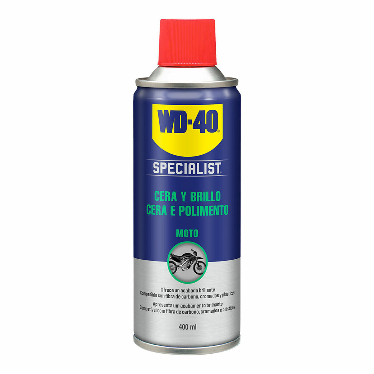 Cera e polimento para moto WD-40 (400 ml)