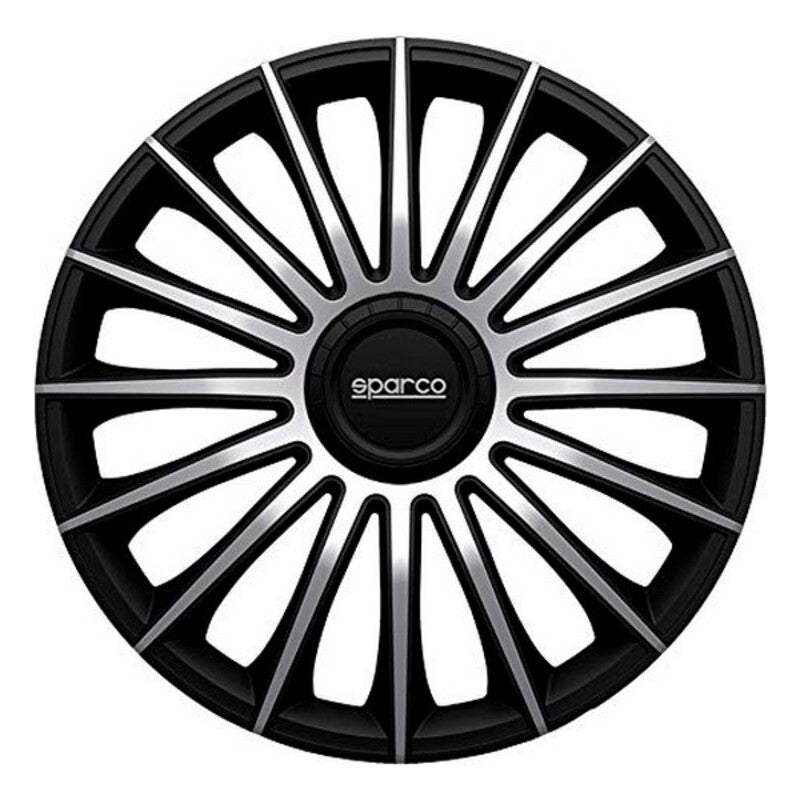 Tampões Sparco Torino CS5 Preto Prateado 15" (4 uds)
