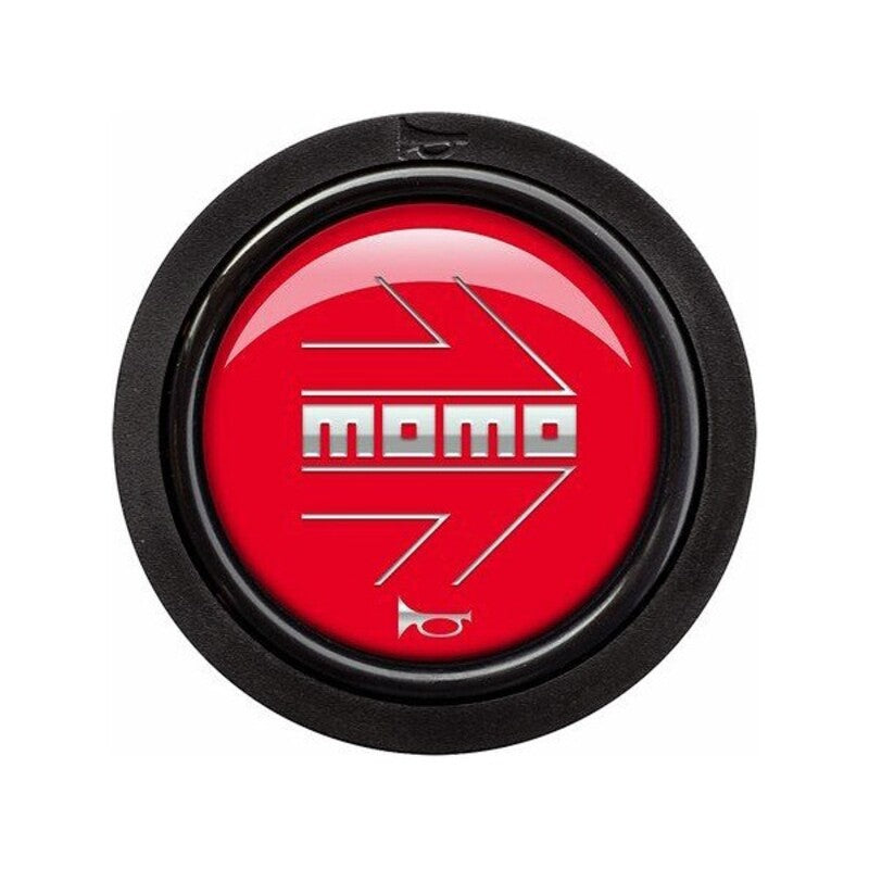 Botão Momo ARROW Volante Preto/Vermelho