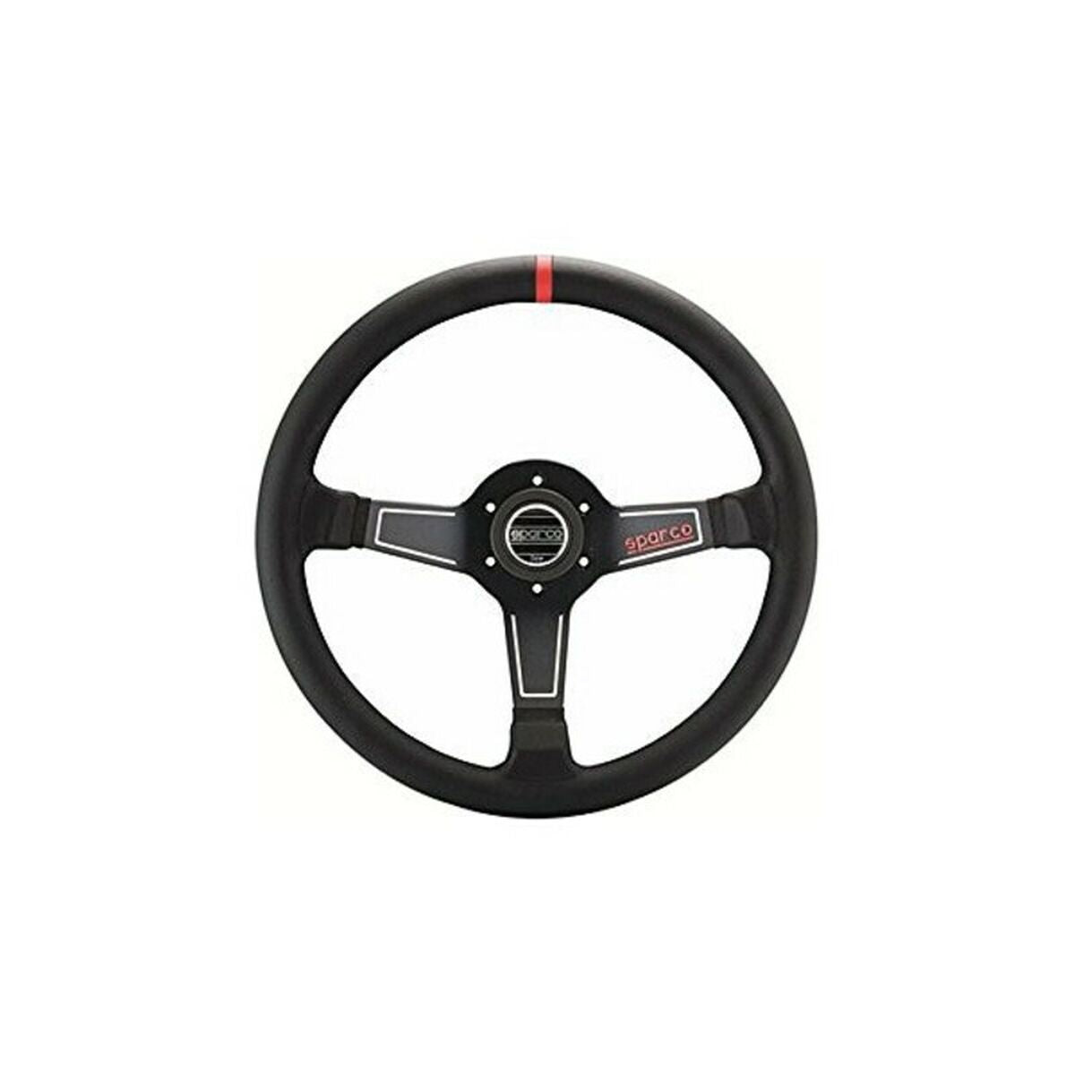 Volante Sparco L575, Vermelho/Preto, Pele