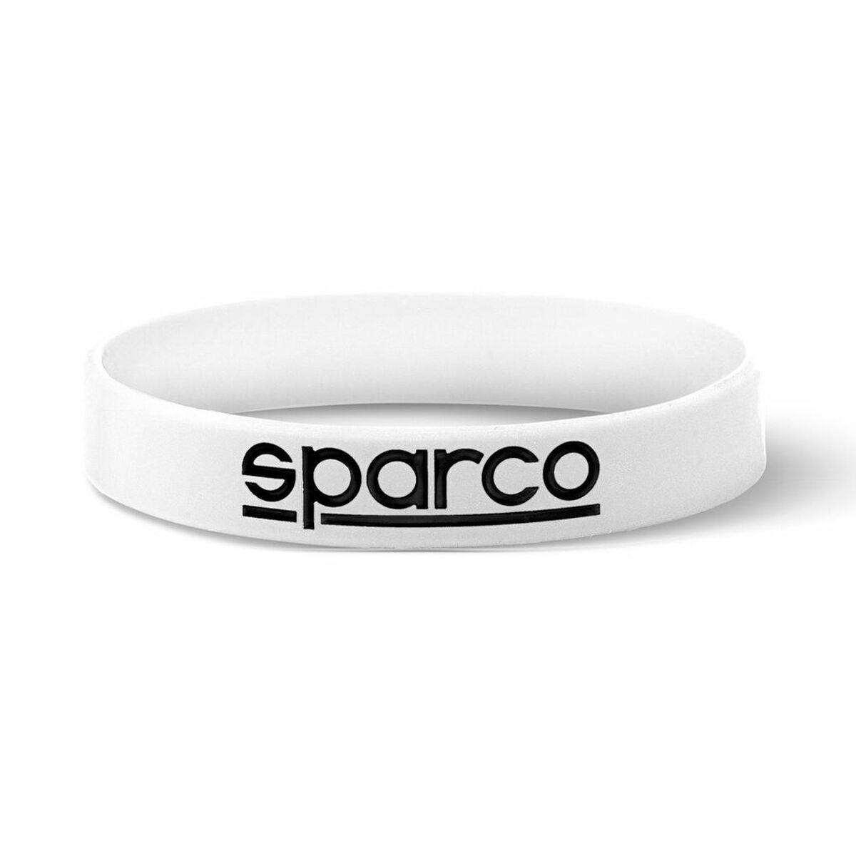 Bracelete Sparco Branco Silicone 9 cm (Tamanho único) (10 Unidades)