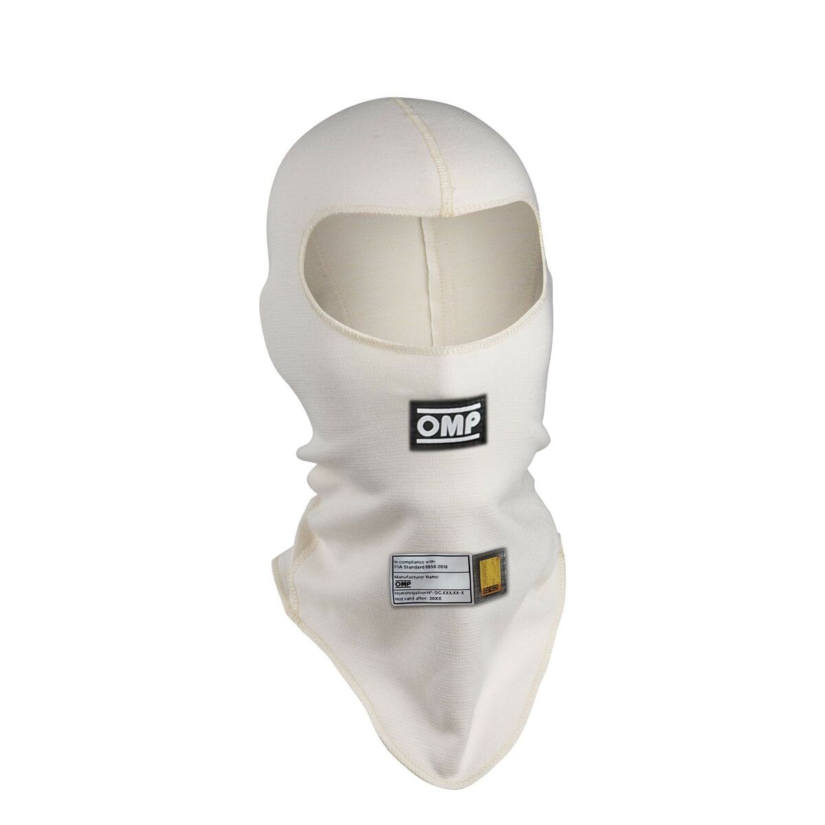 Balaclava OMP First, branco (tamanho S)
