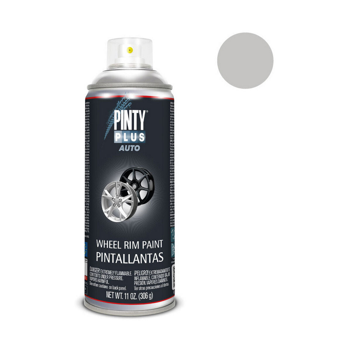 Tinta em spray Pintyplus Auto L150 306 ml Aros Prateado