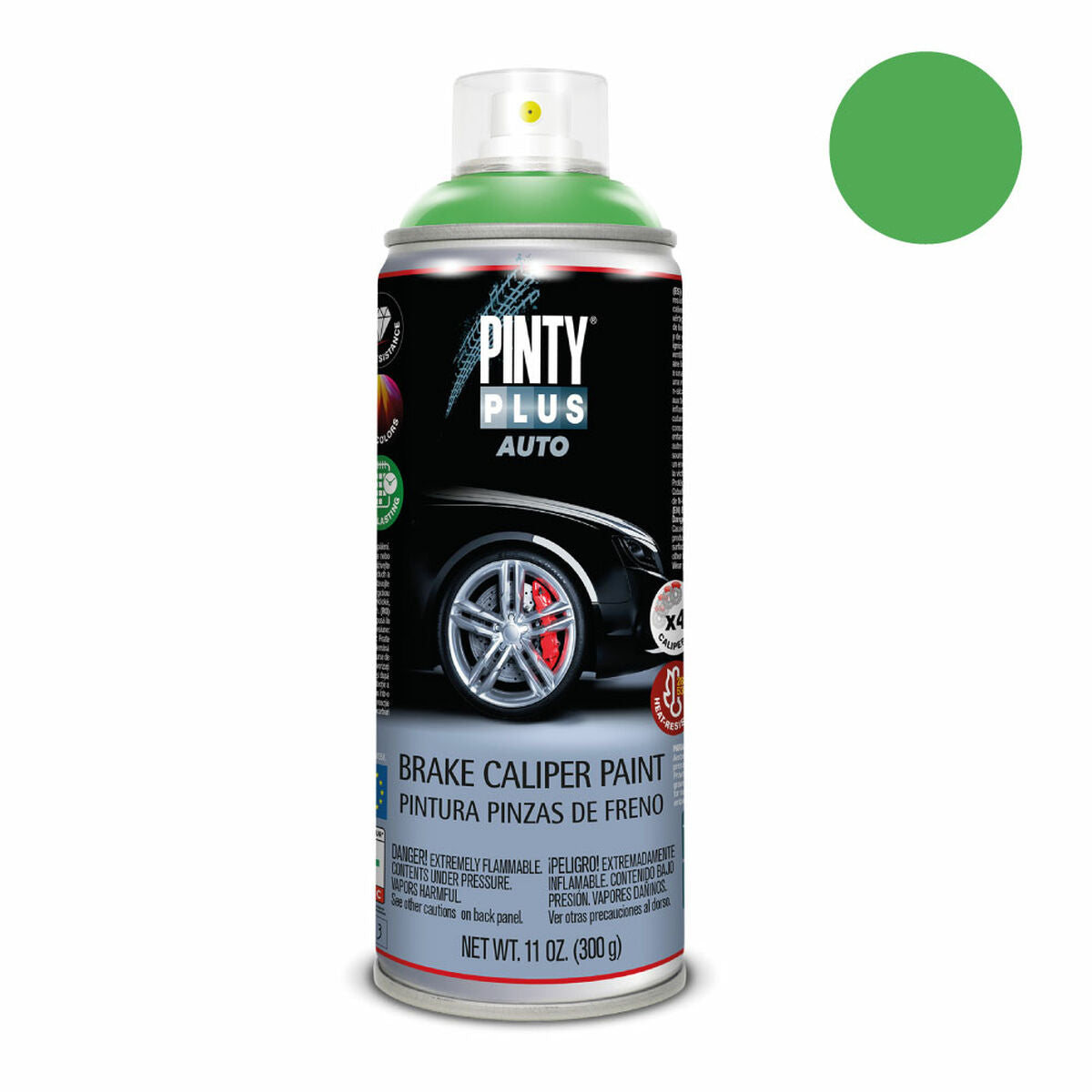 Tinta em spray Pintyplus Auto PF136 Pinças de Travão Verde 300 ml