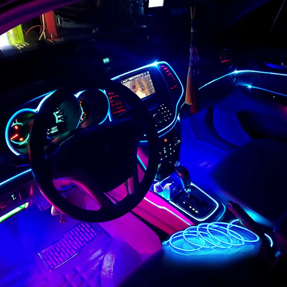 Fita de Arame de Neón OCC Motorsport 3 m Fibra ótica