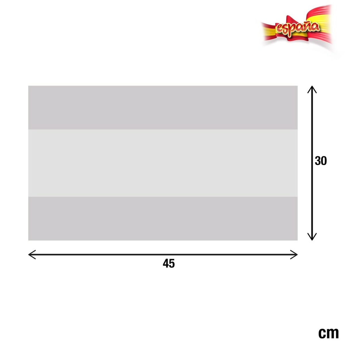 Car flag holder Colorbaby 45 x 30 cm Espanha 2 Peças 24 Unidades