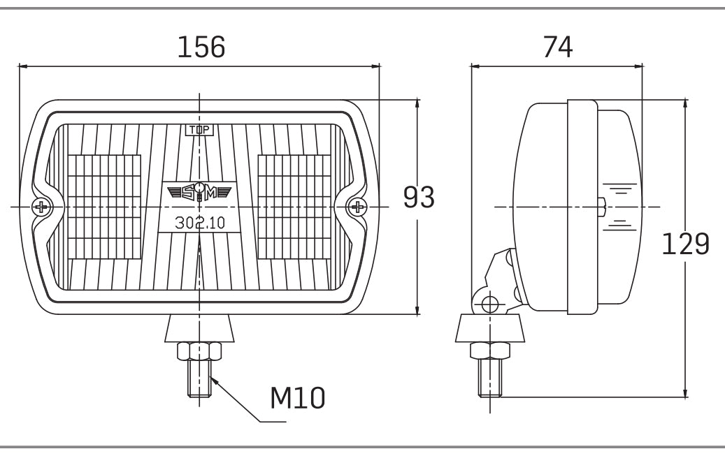 <tc>Pack de 2 phares antibrouillard SIM 3210</tc>