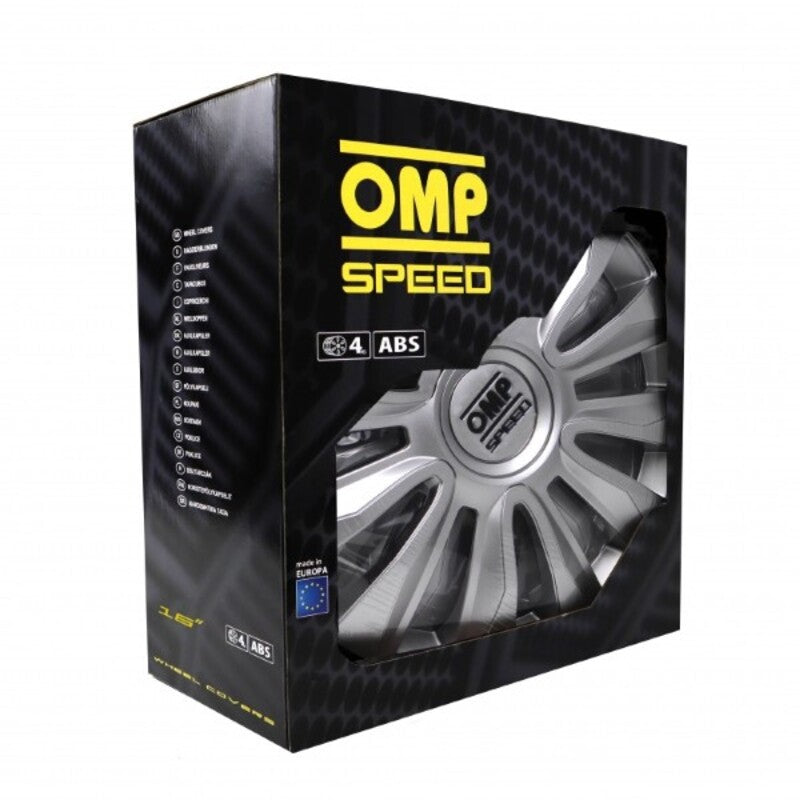 Tampões OMP Magnum Speed Prateado 16" (4 uds)