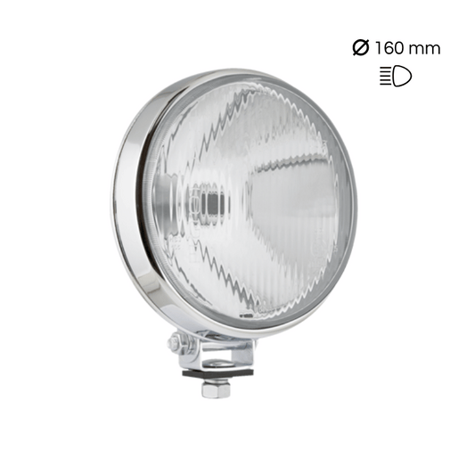 Farol de longo alcance Wesem 0611 (cromado)