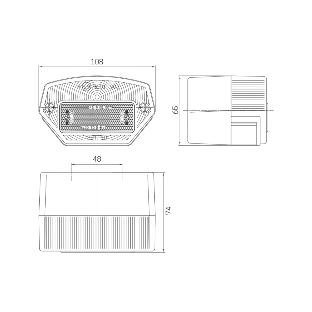 <tc>Morocycle rearlight SIM 201.10</tc>