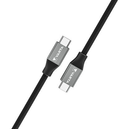 Cabo USB-C Varta 2 m Preto