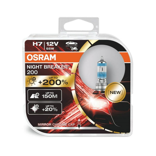 Lâmpada para Automóveis Osram O64210NB200HCB 55 W PX26D 3550 K 12 V (2 Unidades)
