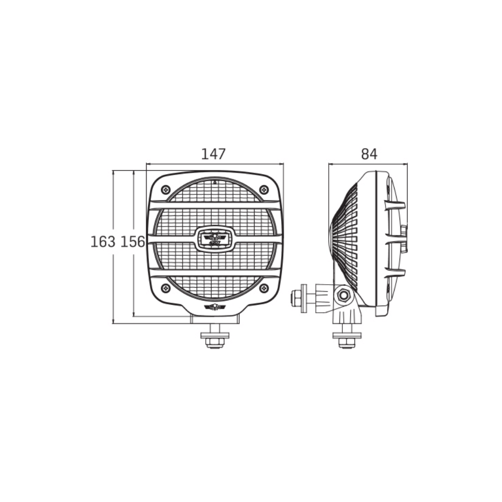 <tc>Work lamp for tractor and lorry SIM 4207.5</tc>