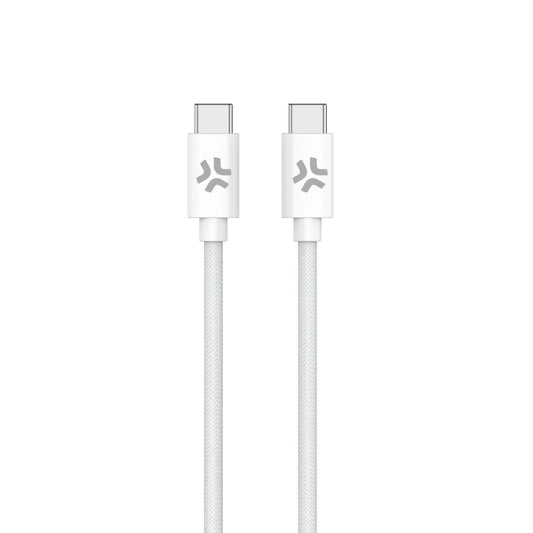 Cabo USB-C Celly USBCUSBCCOTTWH Branco 1,5 m