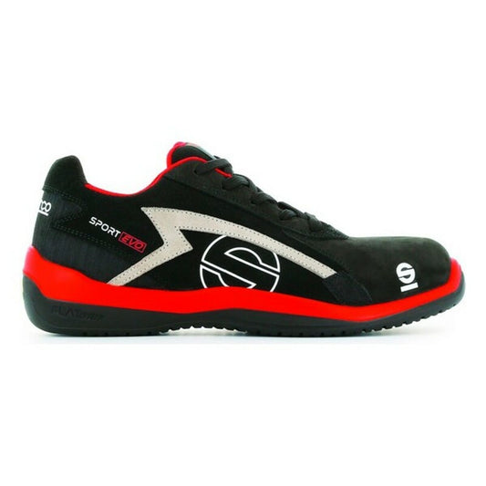 Sparco Sport Evo Donington Sneakers, Schwarz/Rot