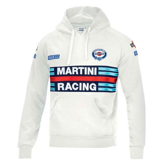 Polar com Capuz Sparco Martini Racing S Branco