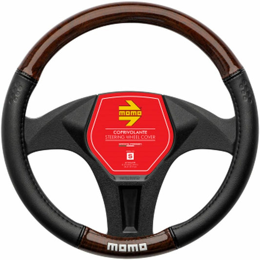 Forro para volante Momo Luxury Wood Black (38/39 cm)