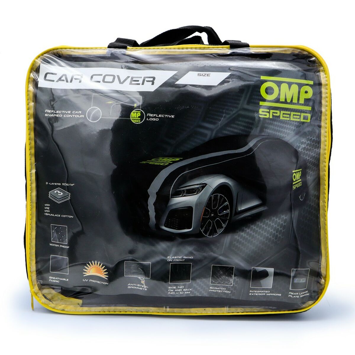 Capa de proteção para automóveis OMP (Tamanho XL, versão SUV)