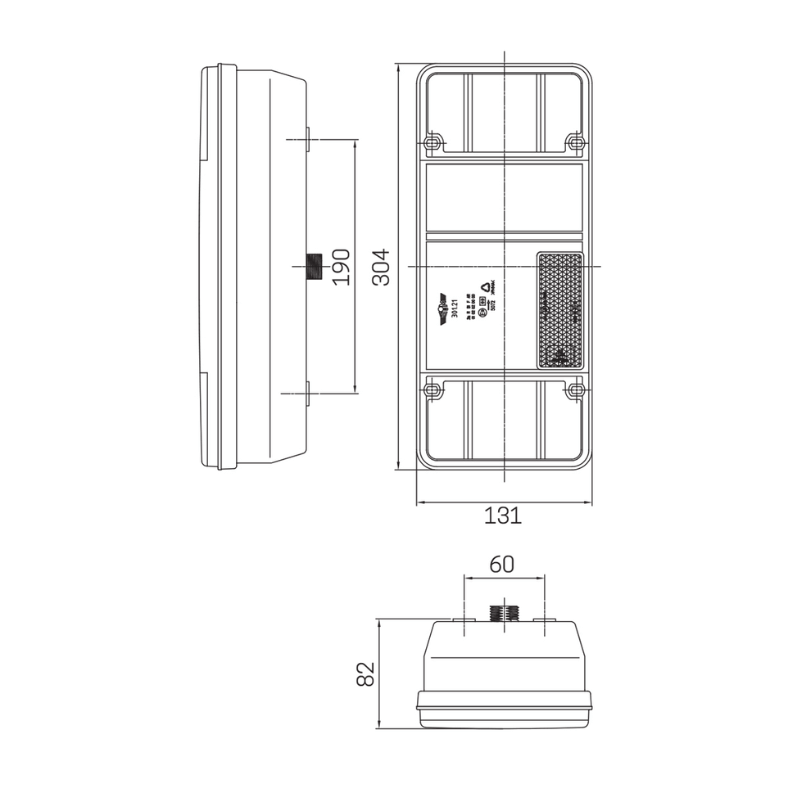 Farolim para camião Iveco SIM 3121
