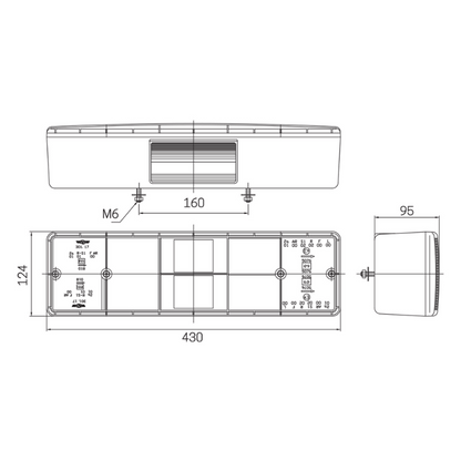 Farolim para camião Volvo SIM 3117