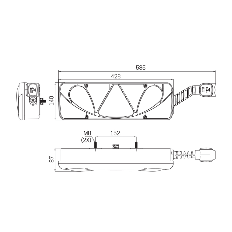 Farolim para camião ou atrelado SIM 3175