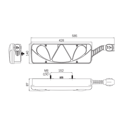 Farolim para camião ou atrelado SIM 3175
