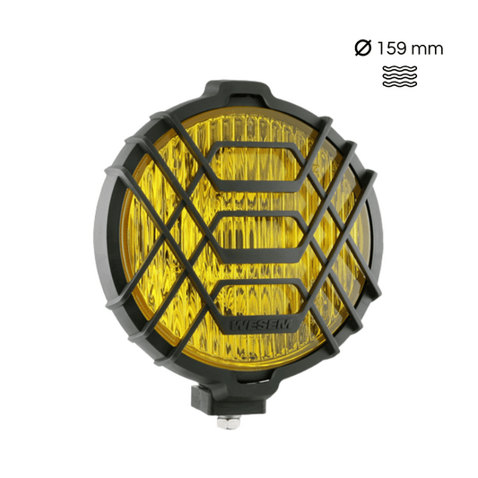 Farol de nevoeiro Wesem HO1 (vidro amarelo e com capa)
