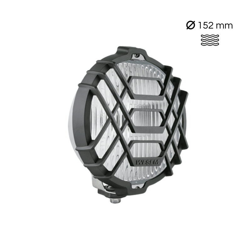 Farol de nevoeiro Wesem HO3 (cromado e com capa)