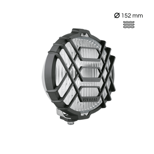 Farol de nevoeiro Wesem HO3 (cromado e com capa)