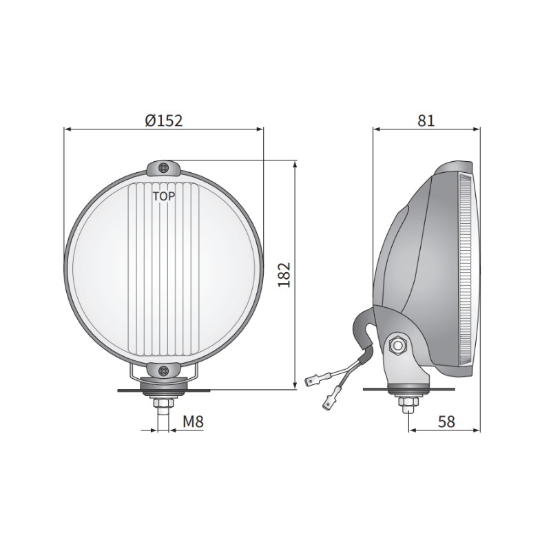 Farol de longo alcance Wesem HO3