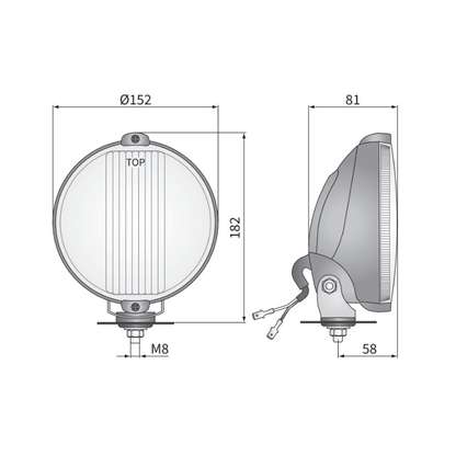 Farol de longo alcance Wesem HO3