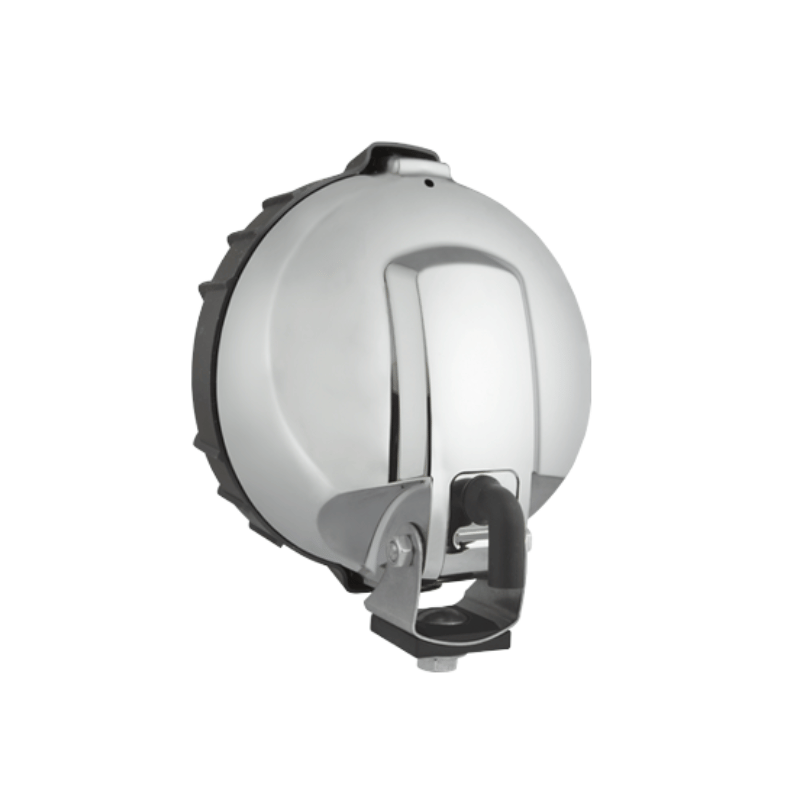 Farol de longo alcance Wesem HO3 (cromado, vidro azul e com capa)