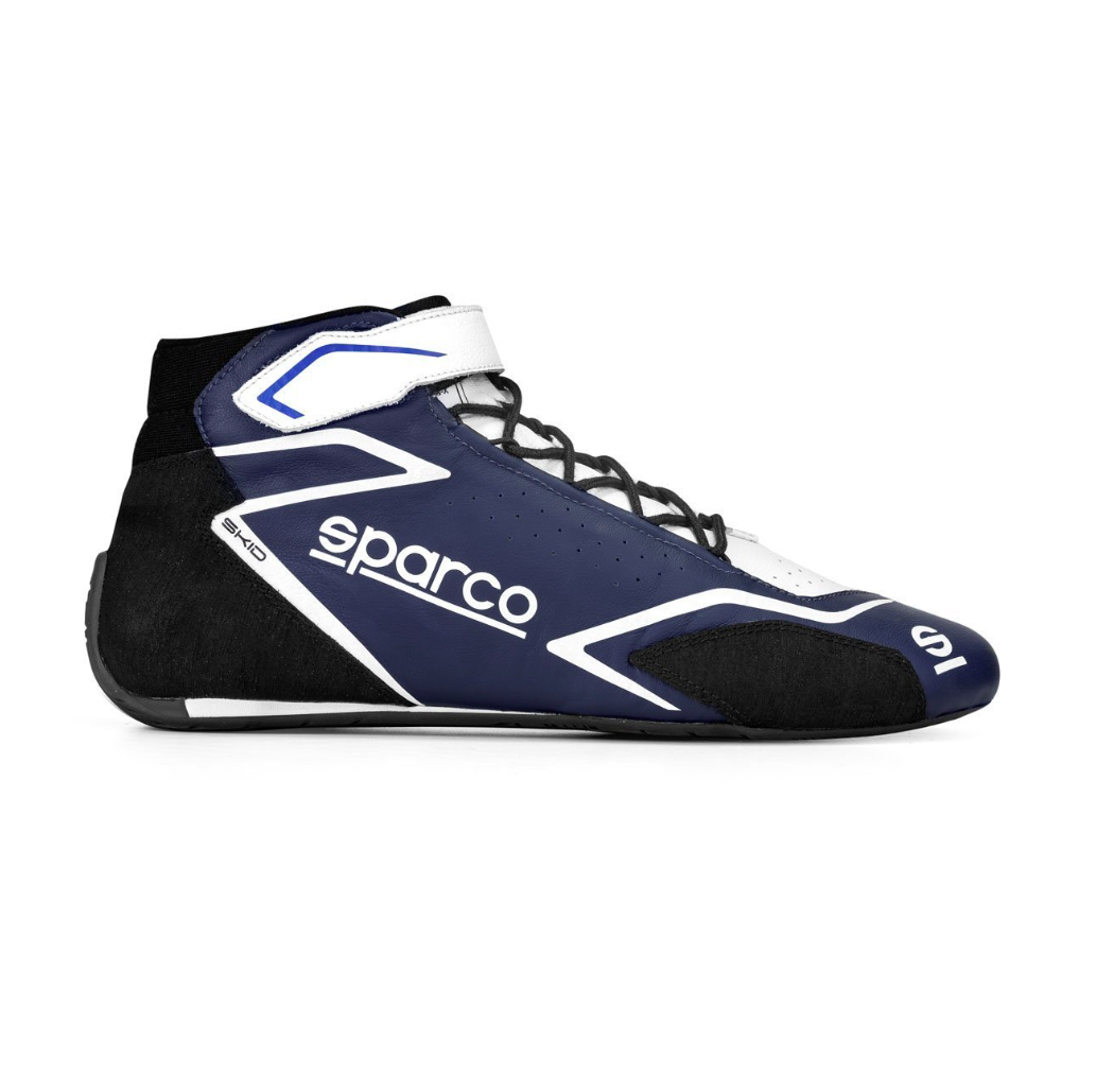 Botas de competição Sparco Skid, preto/azul, tamanho 40