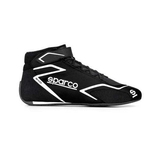 Botas de competição Sparco Skid, preto, tamanho 43