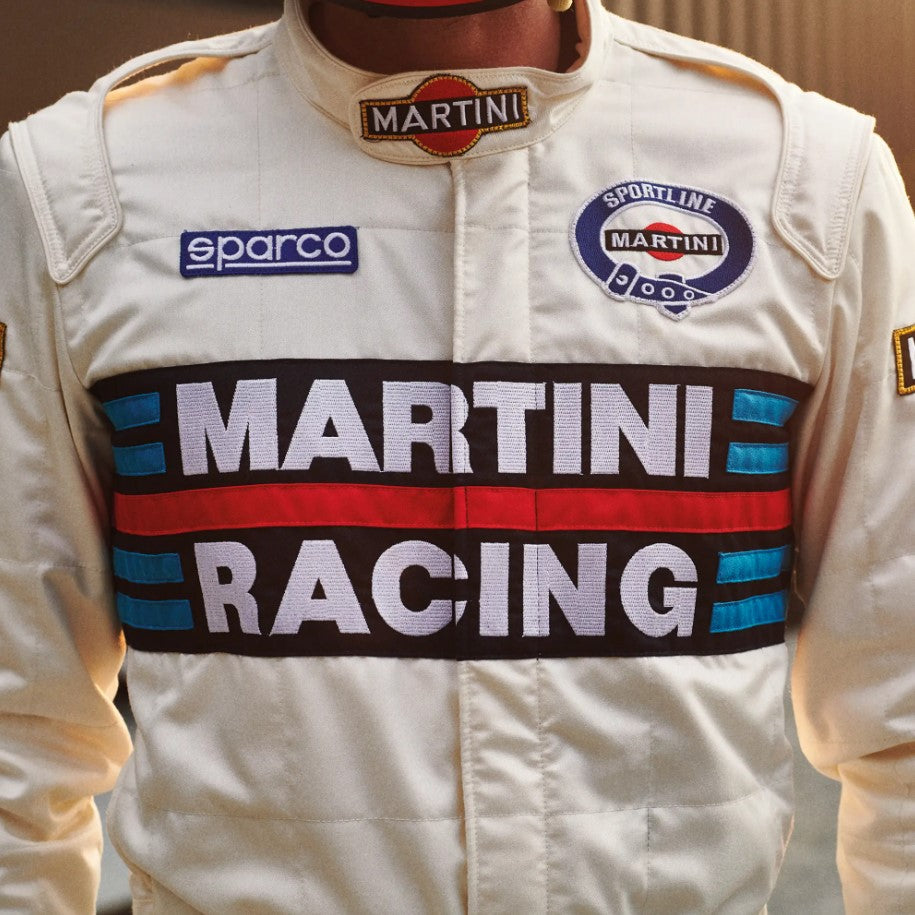 Fato de competição Sparco Martini Racing (tamanho 66)