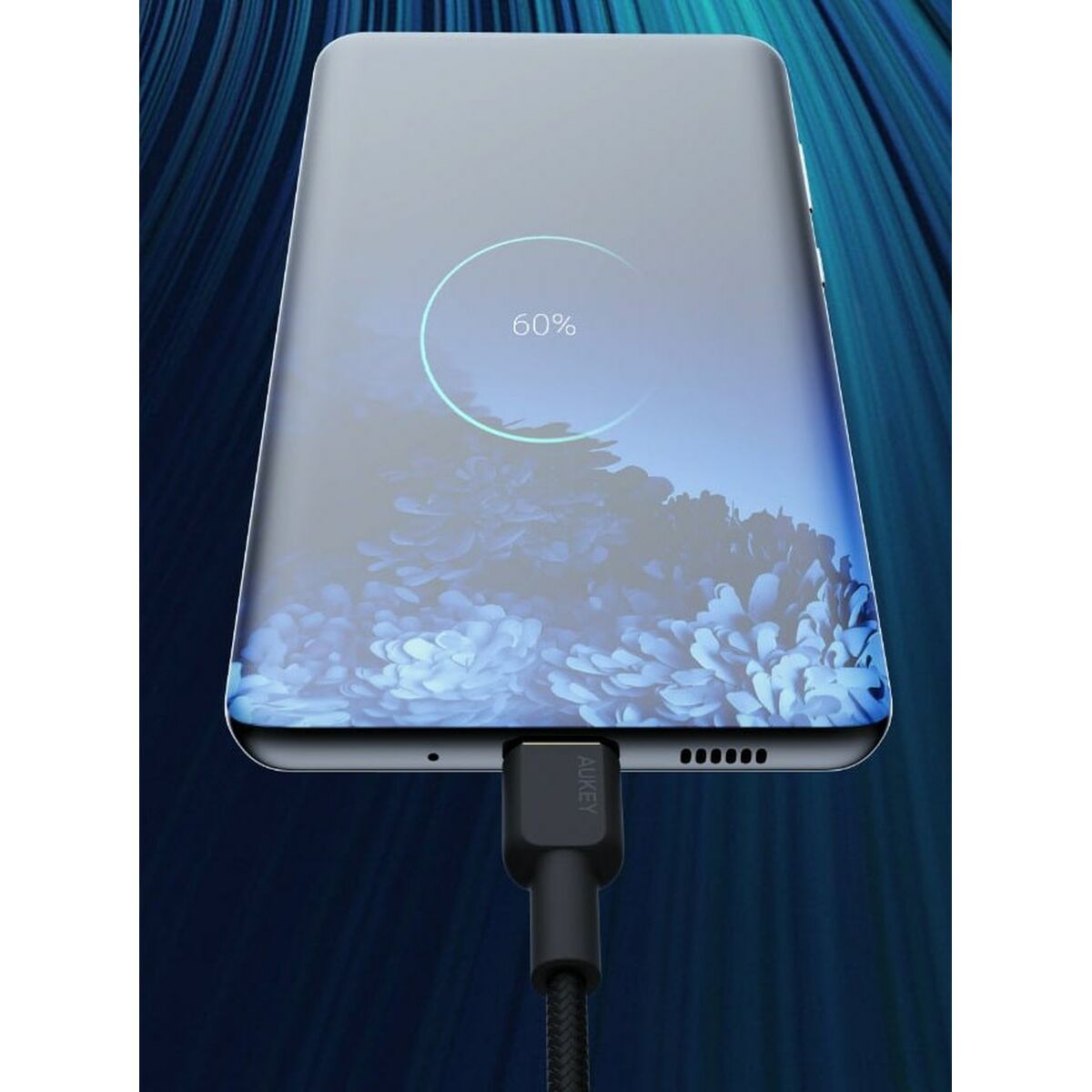 Cabo USB-C Aukey CB-NCC2 Preto 1,8 m