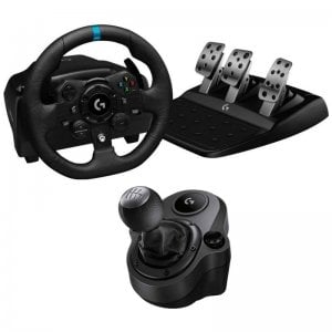 Logitech Pack G923 Volante e Pedais para PC/Xbox One + Driving Force Shifter