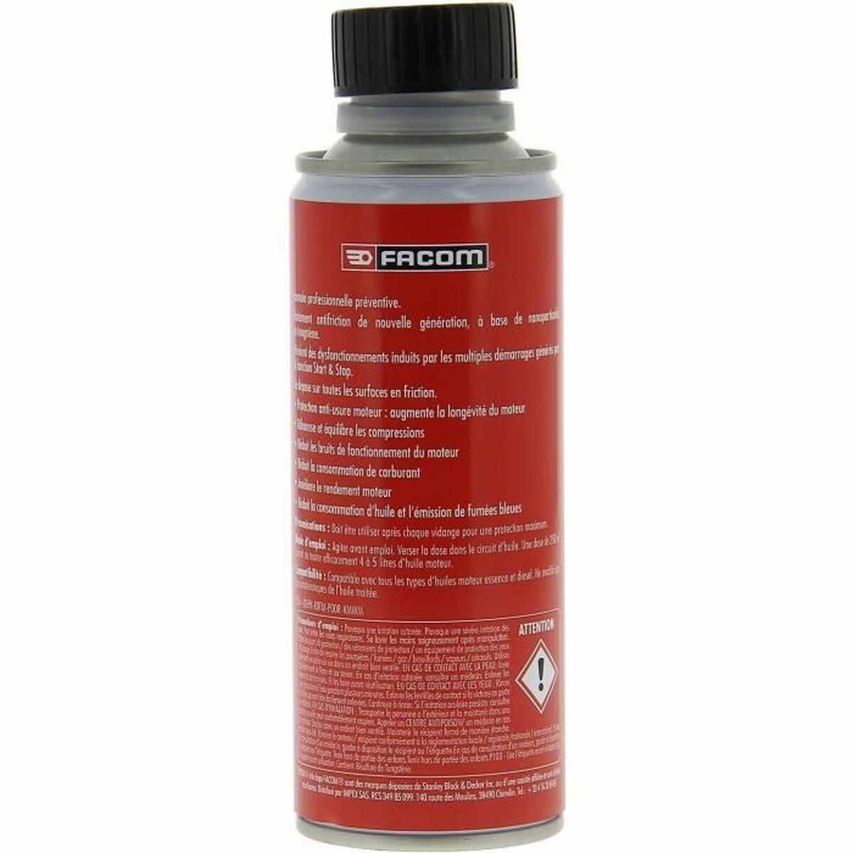 Aditivo para Óleo de Motor Facom Anti -friction 250 ml