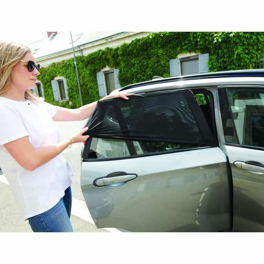 Guarda-sol Tineo Preto Ajustável 2 Unidades