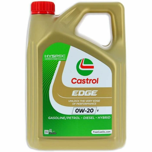 Óleo de motor Castrol EDGE Gasolina Diesel Híbrido 0W20 4 L