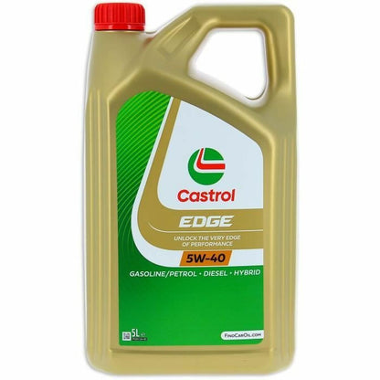 Óleo de motor Castrol Edge Gasolina Diesel Híbrido 5W40 5 L