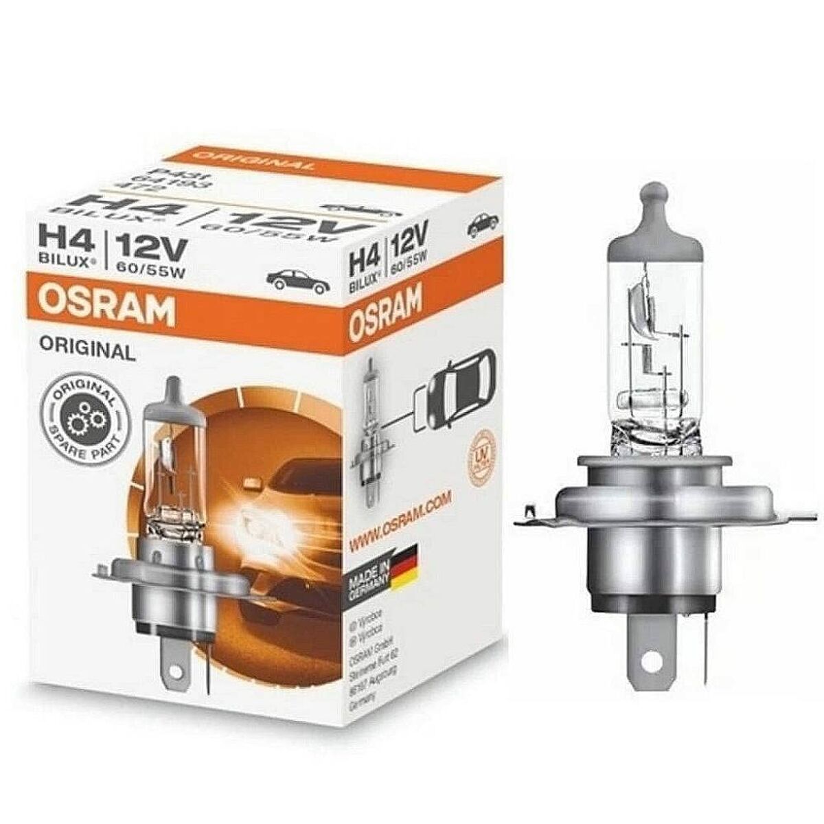 Lâmpada para carro Osram OS64193CLC H4 12 V 60/55 W 3200 K
